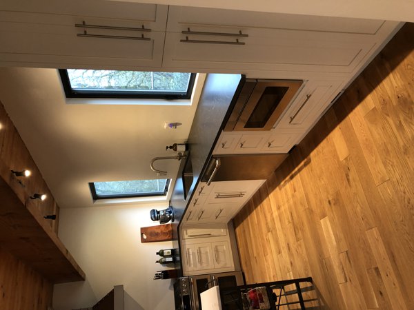 Sink Base White Oak Inset Shaker Cabinets 33