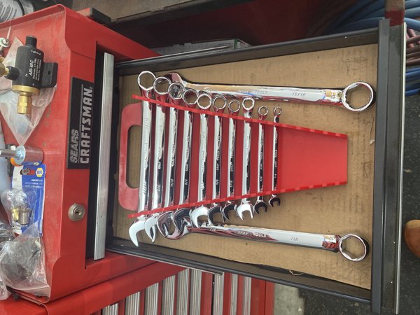 HAKZEON 6-Piece Metric Combination Wrench Set – 22-30mm, Chrome Vanadium Steel, 12-Point, 15° Offset, Mirror Finish